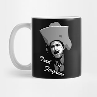 turd ferguson black and white Mug